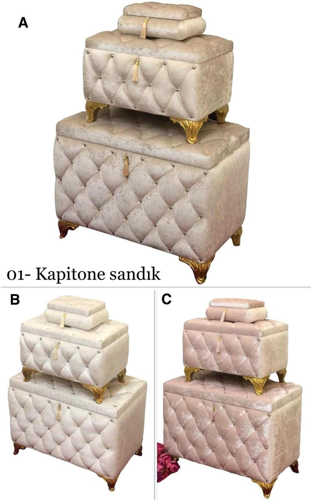 KAPİTONE ÜÇLÜ SANDIK