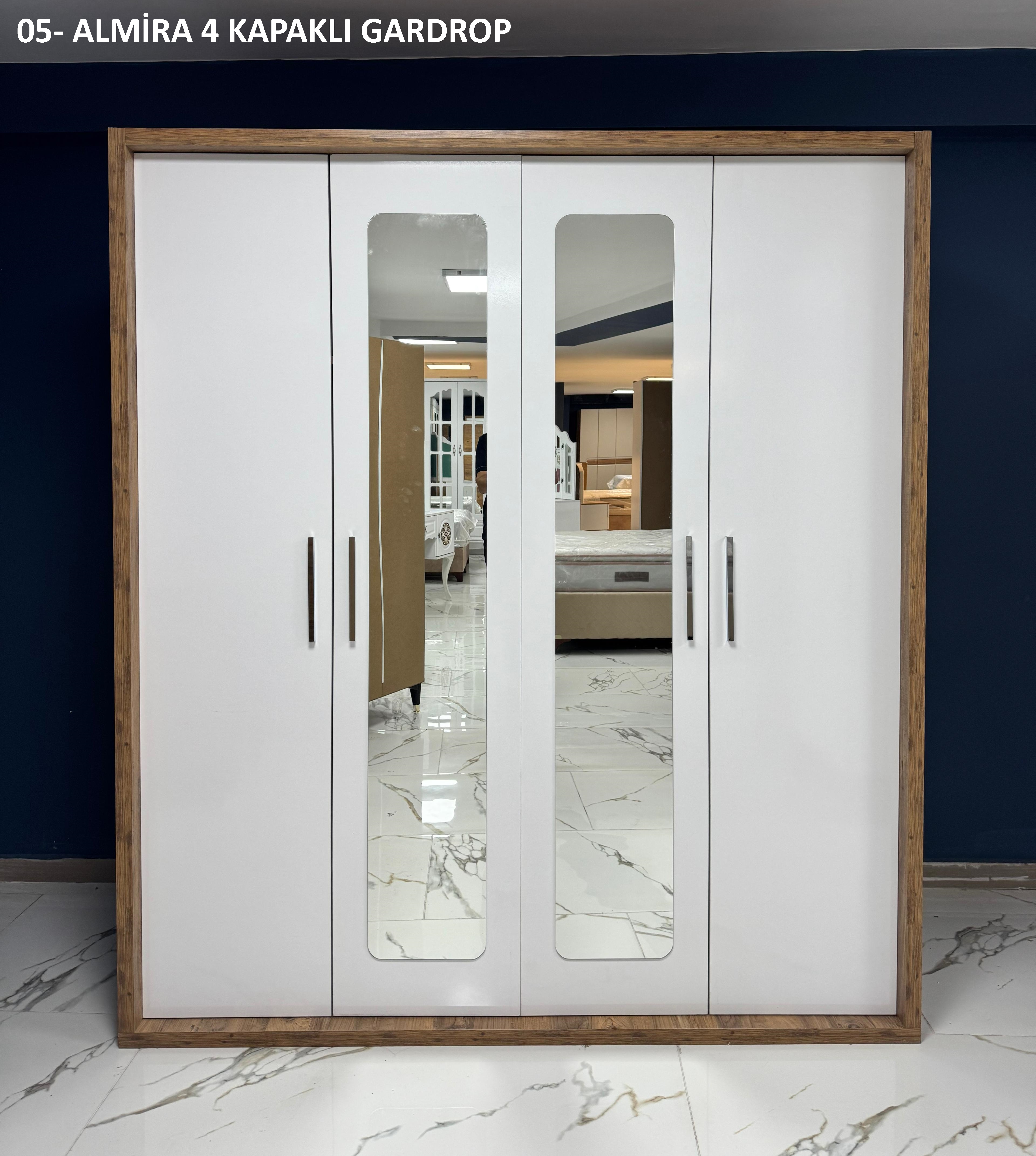 ALMİRA 4 KAPAKLI MDF GARDROP
