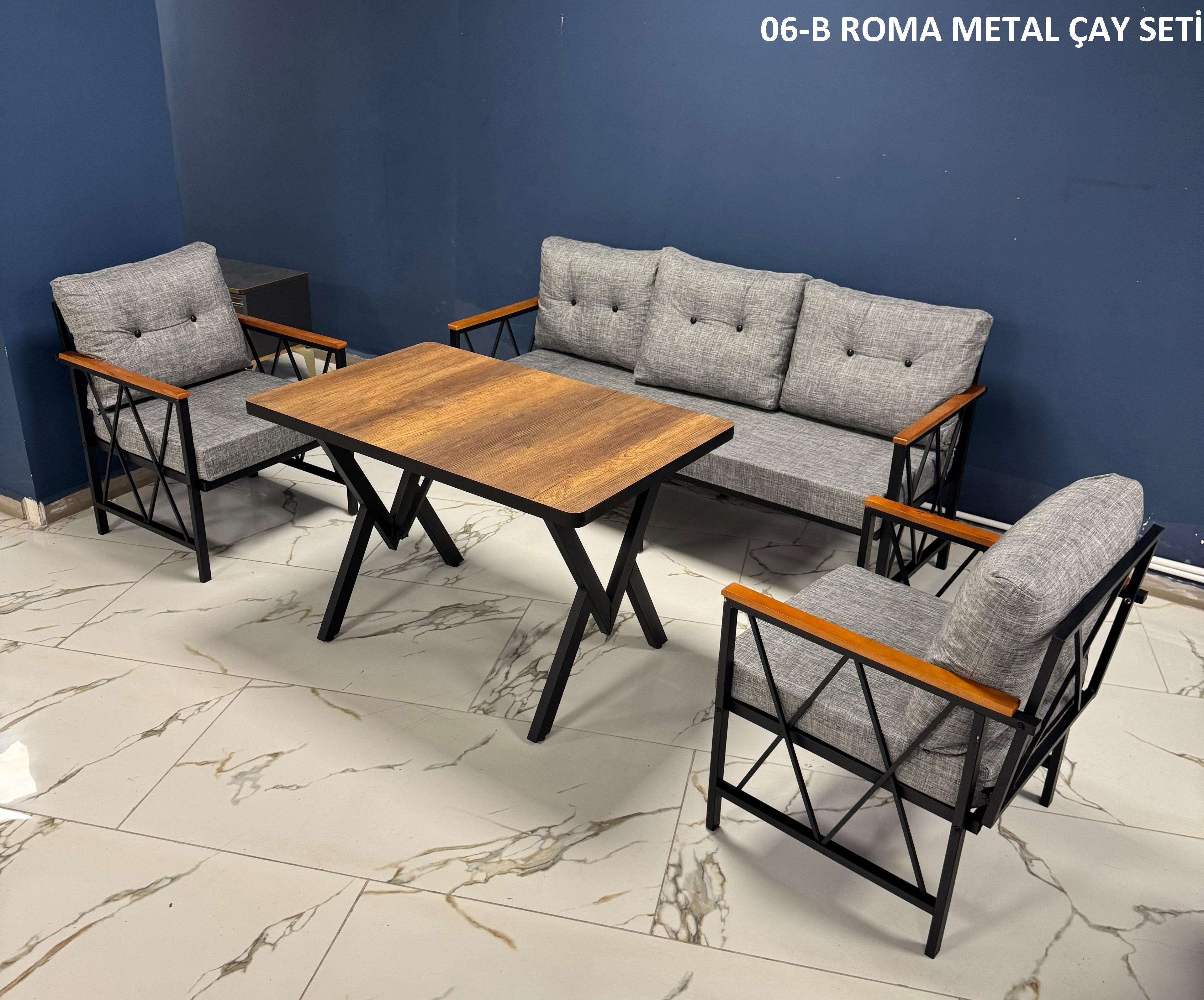 ROMA METAL ÇAY SETİ