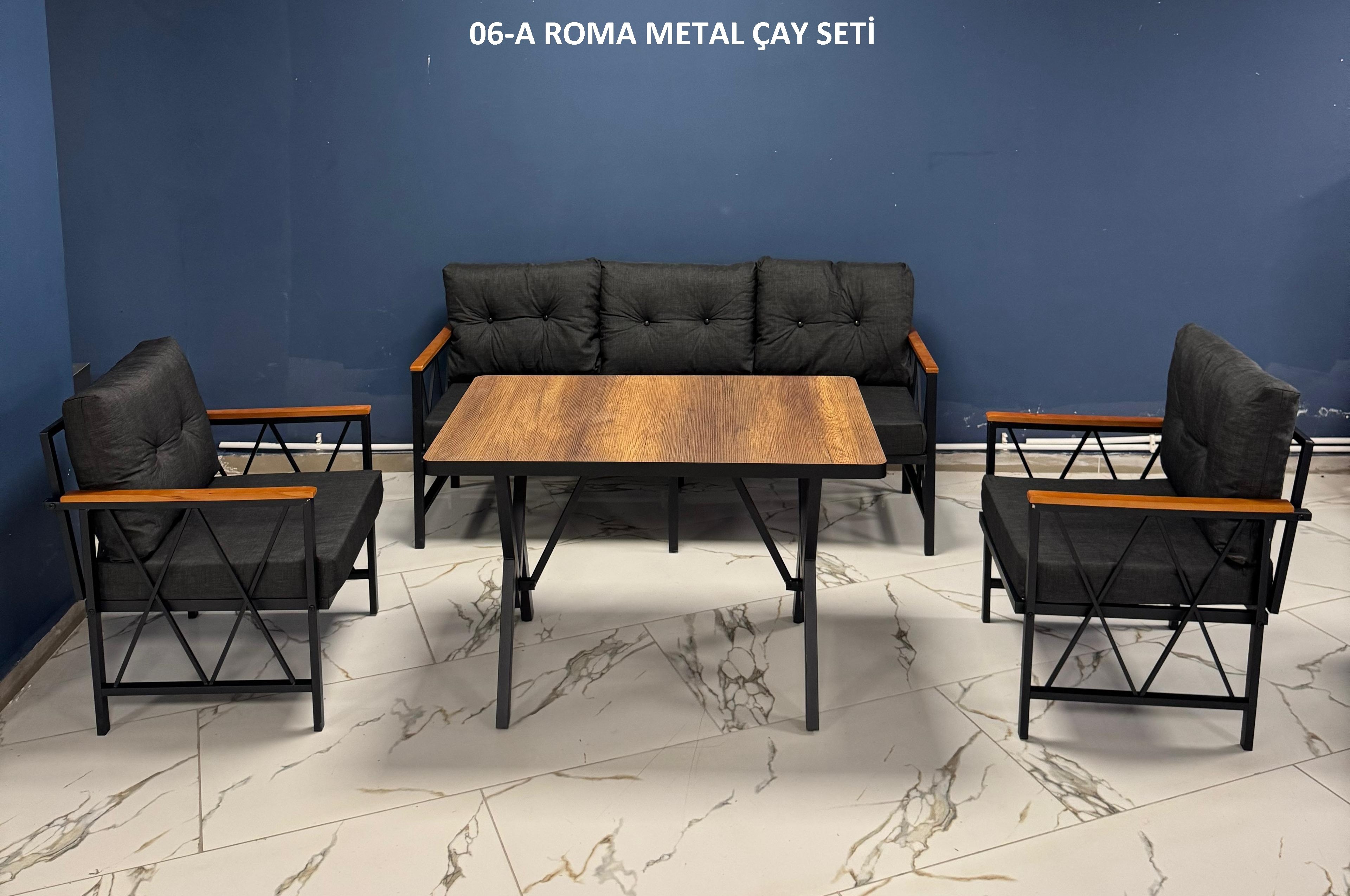 ROMA METAL ÇAY SETİ