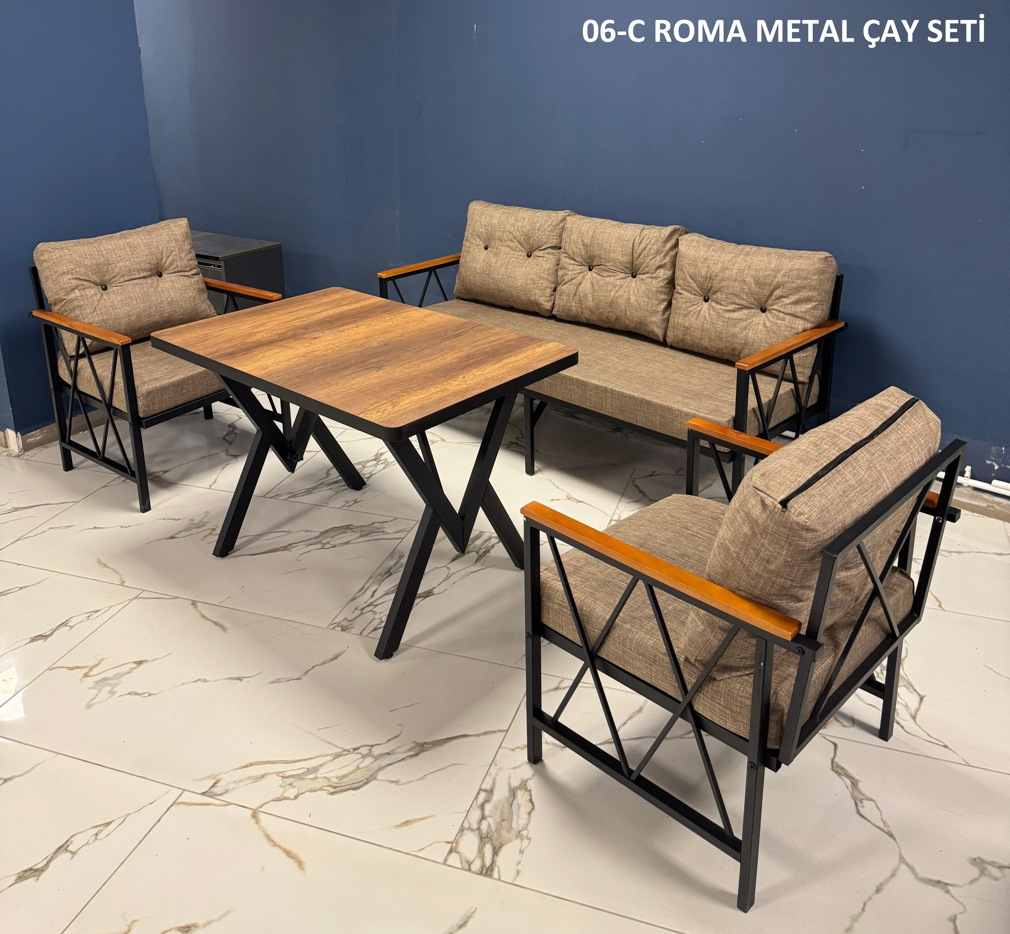 ROMA METAL ÇAY SETİ